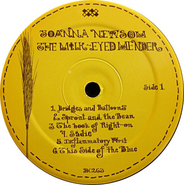 Image of Label Cover of LP - NEW/NEW - JOANNA NEWSOM, The Milk-Eyed Mender (Drag City; DC263, US 2004, Insert), ,  - 2436165E