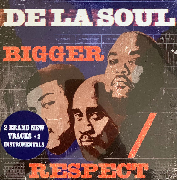 Image of Front Cover of 2x7" - EX/VG+ - DE LA SOUL, Bigger / Respect (BMG; 964143111, Worldwide 2025, Gatefold), ,  - 2416295C