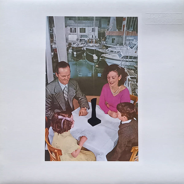 Image of Front Cover of LP - VG/VG - LED ZEPPELIN, Presence (Swan Song; SSK 59402, UK 1976, Embossed Gatefold Sleeve, Inner, OS matrix), Hairlines & a few small light scratches, edge & ring wear, seam splits on Inner,  - 2446167S