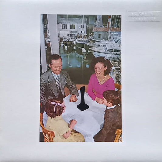 Image of Front Cover of LP - VG/VG - LED ZEPPELIN, Presence (Swan Song; SSK 59402, UK 1976, Embossed Gatefold Sleeve, Inner, OS matrix), Hairlines & a few small light scratches, edge & ring wear, seam splits on Inner,  - 2446167S