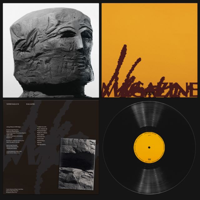 Image of Label Cover of LP - NEW/NEW - YHWH NAILGUN, Magazine (4AD; 4AD0937LP, UK 2026, Booklet & Inner, One-Sided LP, Etched B-Side), , YHWH Nailgun [yah-way] announce their forthcoming album, Magazine, out 21 August, their first release on 4AD. Rooted in improvisation and the pursuit of  quick bursts  of inspiration, YHWH Nailgun continues to refine a sound that feels both confrontational and strangely transcendent - music that resists definition while fully committing to its own singular language. - 3556