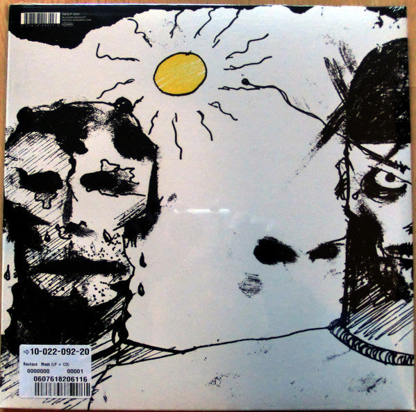 Image of Back Cover of LP - NEW/NEW - BAUHAUS, Mask (Beggars Banquet; BBQLP2061, Europe 2013 Reissue, Gatefold), ,  - 2436172E