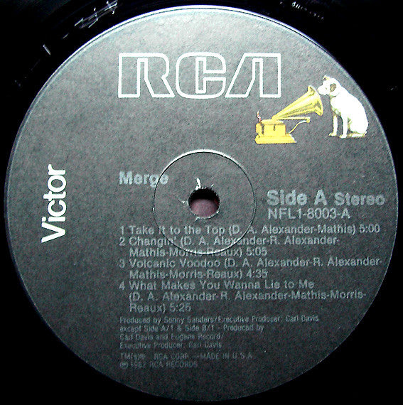Image of Label Cover of LP - VG/VG - MERGE, Merge (RCA Victor; NFL1-8003, US 1982), Edge Wear, Creases ,  - 2446208S
