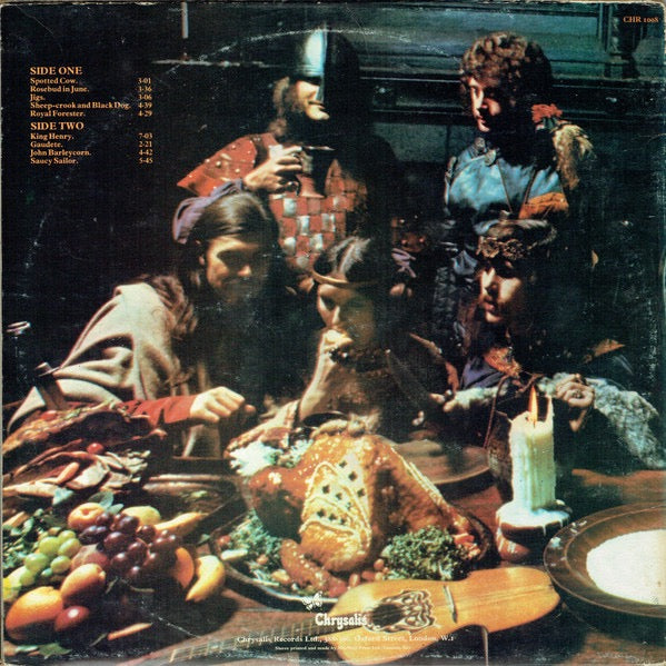 Image of Back Cover of LP - VG/VG - STEELEYE SPAN, Below The Salt (Chrysalis Green Labels; CHR 1008, UK 1972, MacNeill Gatefold Sleeve), ,  - 2416402C