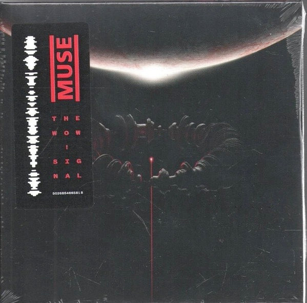 Image of Front Cover of CD - NEW/NEW - MUSE, The Wow! Signal (Warner Records; 5026854665818, Europe 2026), , Muse are a culturally-attuned, genre-defying band who channel the anxieties of each era technology, power, rebellion, and identity into maximalist, stadium-ready rock that evolves with the times while staying unmistakably Muse.  Kicking off with new single  Be With You,  this next era of Muse is rooted in electronic experimentation and an insatiable curiosity.  The WOW! Signal  represents a world o