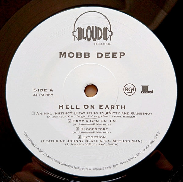 Image of Label Cover of 2xLP - NEW/NEW - MOBB DEEP, Hell On Earth (CMG; 19958414691, Europe 2026 Reissue), , By the time Mobb Deep hit with their third album   Hell On Earth   they were solidified street legends. The critically acclaimed The Infamous, Havoc and Prodigy hit the lab and came back with a soundtrack that is fitting to its title. Havoc s production is atmospheric; laced with his trademark drums loops and sharp pianos stabs. Add Prodigy s trademark flow and it s evident that the pairing is such a