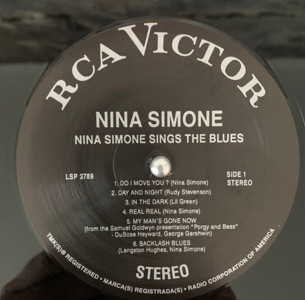 Image of Label Cover of LP - VG/VG+ - NINA SIMONE, Nina Simone Sings The Blues (RCA Victor; LSP-3789, Europe 1997 Reissue, Numbered), Some light wear at edges and corners of sleeve. Sticker on rear sleeve numbered: 0362,  - 2416501C