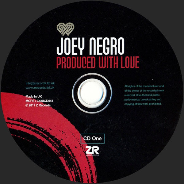 Image of Label Cover of 2xCD - M/M - JOEY NEGRO, Produced With Love (Z Records; ZEDDCD041, UK 2017, Jewel Case), ,  - 2416494C
