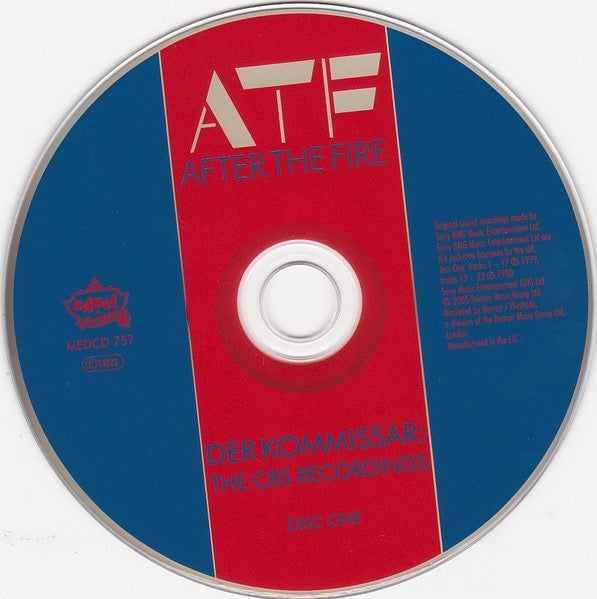 Image of Label Cover of CD - EX/EX - AFTER THE FIRE, Der Kommissar: The CBS Recordings (Edsel Records; MEDCD 757, Europe 2005 Reissue, Double CD Case), ,  - 2416497C