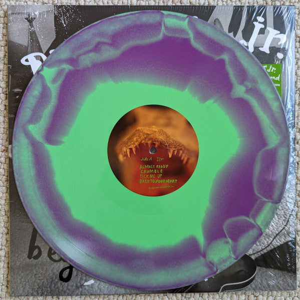 Image of Label Cover of LP - VG+/VG+ - DINOSAUR JR., Beyond (Baked Goods Records; BGR004LP, US 2022 Reissue, Inner, With White 7" in Picture Sleeve. Purple & White Vinyl.), Crease on back of sleeve.,  - 2446235S
