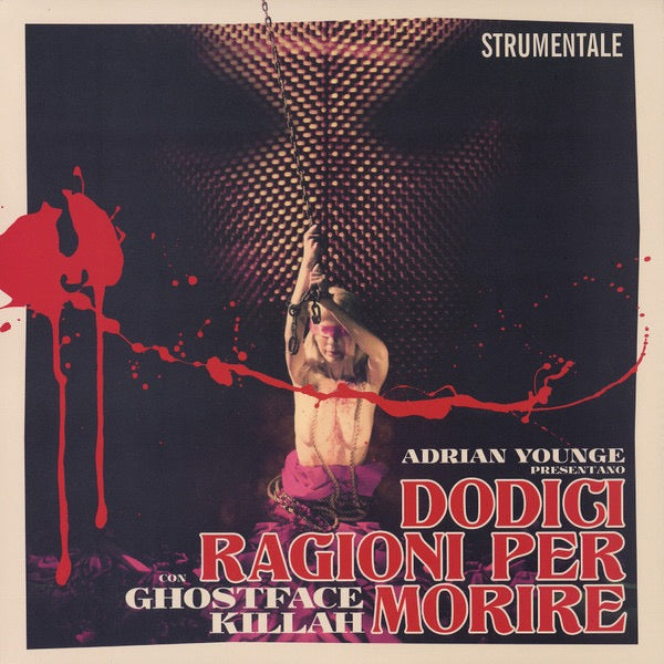 Image of Front Cover of LP - VG+/VG+ - ADRIAN YOUNGE CON GHOSTFACE KILLAH, Dodici Ragioni Per Morire (Strumentale) (Linear Labs; LL019, US 2015 Reissue), Subtle crease to sleeve.,  - 2416580C