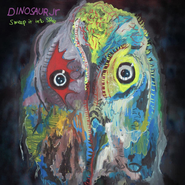 Image of Front Cover of LP - VG+/VG+ - DINOSAUR JR., Sweep It Into Space (Jagjaguwar; JAG366LP, US 2021, Insert, Opaque Purple Vinyl), Creasing,  - 2446261S