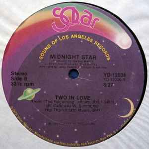 Image of Back Cover of 12" - VG/VG - MIDNIGHT STAR, You're The Star / Two In Love (Solar; YD-12036, US 1980, Company Sleeve), ,  - 2446254S