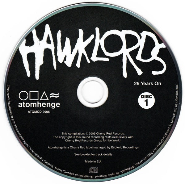 Image of Label Cover of 2xCD - VG+/VG+ - HAWKLORDS, 25 Years On (Atomhenge; ATOMCD 2006, Europe , Jewel Case), ,  - 2416590C