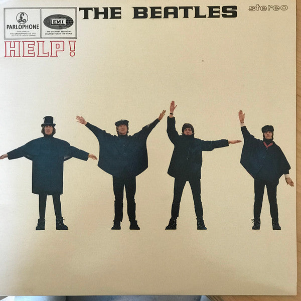 Image of Front Cover of LP - VG/VG+ - THE BEATLES, Help! (Parlophone; PCS 3071, Singapore, Malaysia & Hong Kong 1967 Reissue), Seam split on spine,  - 2446176S