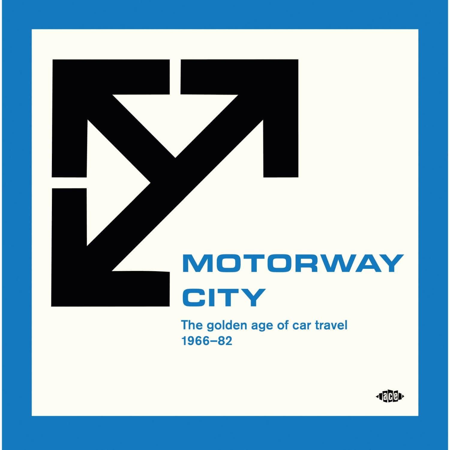 Image of Front Cover of LP - NEW/NEW - VARIOUS ARTISTS, Motorway City - The Golden Age of Car Travel 1966-82 (Ace Records; XXQLP2176, UK 2026), , "Motorway City" is a superb, driving-based collection of library music. The tracks on this album were all writtenbetween the mid-60s and the early 80s to hymn car travel, back when the petrol-operated motor car was seen as thetransport mode of the future, when motorways were new and thrilling. It was car travel’s golden age. The tracks are highly collectable rar