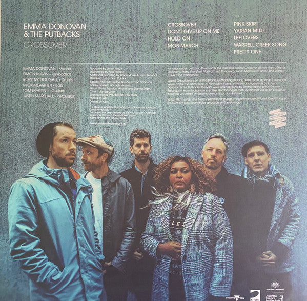 Image of Back Cover of LP - VG+/G+ - EMMA DONOVAN, THE PUTBACKS, Crossover (Hopestreet Recordings; HS040, Australia 2020, Inner), Many surface marks on vinyl, plays VG/VG+,  - 2446285S