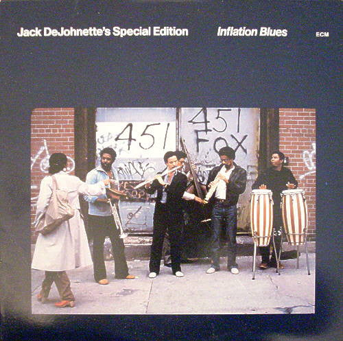 Image of Front Cover of LP - VG+/VG+ - JACK DEJOHNETTE'S SPECIAL EDITION, Inflation Blues (ECM Records ; ECM 1244, Germany 1983), ,  - 2446287S