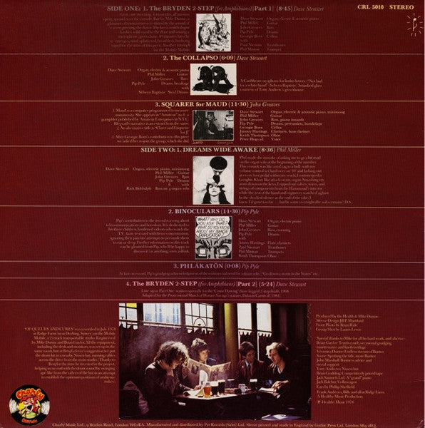 Image of Back Cover of LP - VG/VG+ - NATIONAL HEALTH, Of Queues And Cures (Seven Seas; K22P-354, Japan 1982 Reissue, Pasteback Sleeve, NO Insert, NO Obi), Edge Wear,  - 2546001S