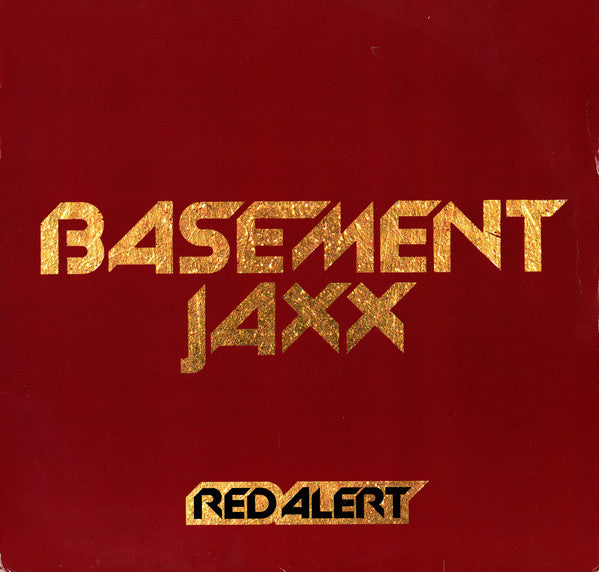 Image of Front Cover of 12" - VG/G+ - BASEMENT JAXX, Red Alert (XL Recordings; XLT 100, UK 1999, Picture Sleeve), Ringwear and general creasing to sleeve. Marks and scuffs on disc. ,  - 2516039C
