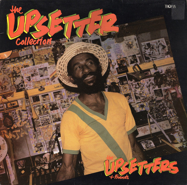 Image of Front Cover of LP - G+/G+ - THE UPSETTERS, The Upsetter Collection (Trojan Records; TRLS 195, UK 1980s Reissue, No LYN in matrix), hairlines & light scratches, edge & ring wear, sticker damage, small tear on opening edge,  - 2546015S
