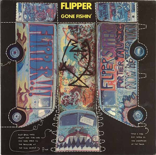 Image of Front Cover of CD - VG+/VG+ - FLIPPER, Gone Fishin' (Domino; REWIGCD62, Europe 2009 Reissue, Jewel Case), ,  - 2516007C