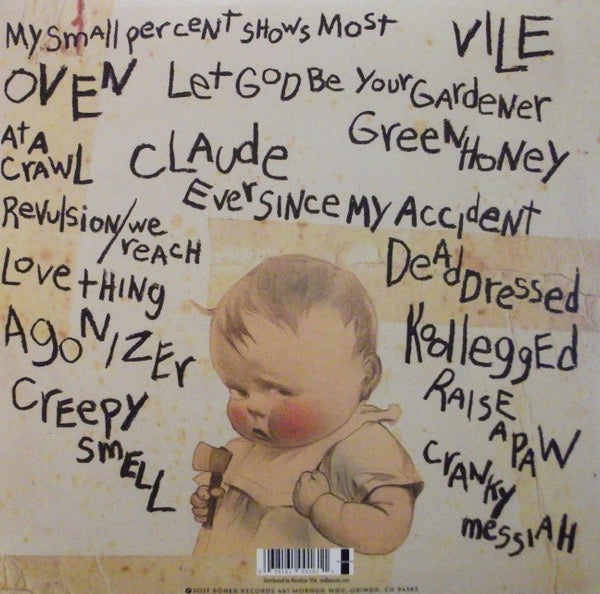 Image of Back Cover of LP - EX/VG+ - MELVINS, Ozma (Boner Records; BR16-1, US 2018 Reissue, Gatefold, Insert), ,  - 2516023C