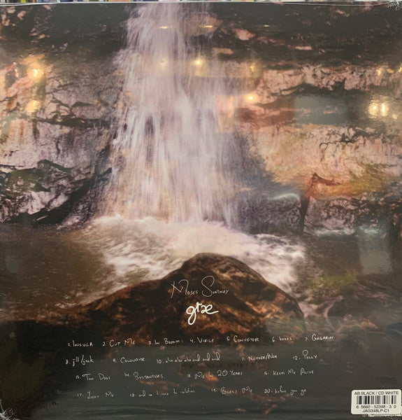 Image of Back Cover of 2xLP - VG+/VG+ - MOSES SUMNEY, gr  (Jagjaguwar; JAG348, US 2020, Gatefold, 2 Inners & 2 Booklets, Transpareent Plastic Artcard, White Vinyl & Black Vinyl), Still In Opened Shrinkwrap With Hype Sticker,  - 2546017S
