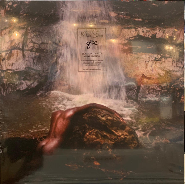 Image of Front Cover of 2xLP - VG+/VG+ - MOSES SUMNEY, gr  (Jagjaguwar; JAG348, US 2020, Gatefold, 2 Inners & 2 Booklets, Transpareent Plastic Artcard, White Vinyl & Black Vinyl), Still In Opened Shrinkwrap With Hype Sticker,  - 2546017S