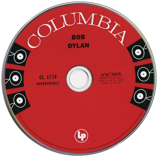 Image of Label Cover of 9xCD - VG+/VG+ - BOB DYLAN, The Original Mono Recordings (Columbia; MONO-88697761042, Europe 2010, Box Set, Booklet), ,  - 2436237E