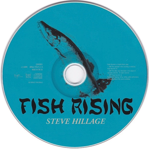 Image of Label Cover of CD - VG+/VG+ - STEVE HILLAGE, Fish Rising (Virgin; CDVR2031, UK & Europe 2007 Reissue, Jewel Case), ,  - 2516058C