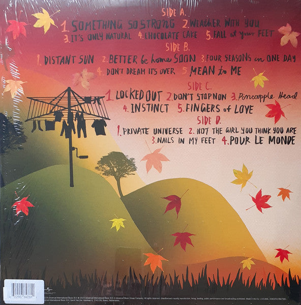 Image of Back Cover of 2xLP - EX/EX - CROWDED HOUSE, The Very Very Best Of Crowded House (Universal Music; 5784759, Europe 2019 Reissue, 2 Inners, 180 Gram Orange Vinyl), Opened Instore, Still In Stickered Shrinkwrap,  - 2546021S