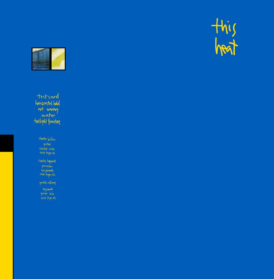 Image of Front Cover of LP - NEW/NEW - THIS HEAT, This Heat (This Heat Records; TH01LP, Europe 2026 Reissue), , Having recently passed the 50 year anniversary of their first gig, and the recording of material that appears on their debut album, the group s surviving members Charles Bullen and Charles Hayward, true to their DIY roots, have set up an imprint to release their recordings for their growing fan base that is increasingly recognising their influential place in music history.  - 3736131E