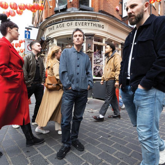 Image of Front Cover of LP - NEW/NEW - JOHNNY MARR, The Age of Everything (BMG; 964264691, UK 2026, 140g Black Vinyl), , The Age Of Everything is Johnny Marr's fifth full length studio record. Written in London, developed live on the road across the East Coast of North America and recorded in Manchester, The Age Of Everything captures the energy and tensions of the city. Sharp, fast and dynamic, filled with ideas and possibilities. “This is the record that’s been the most cathartic. The title came to me ea