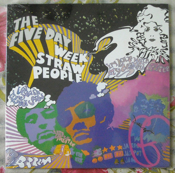 Image of Front Cover of 2xLP - VG/VG+ - THE FIVE DAY WEEK STRAW PEOPLE, The Five Day Week Straw People (Akarma; AK 218/2, Italy 2002 Reissue, Gatefold), Light corner bumped sleeve,  - 2516084C