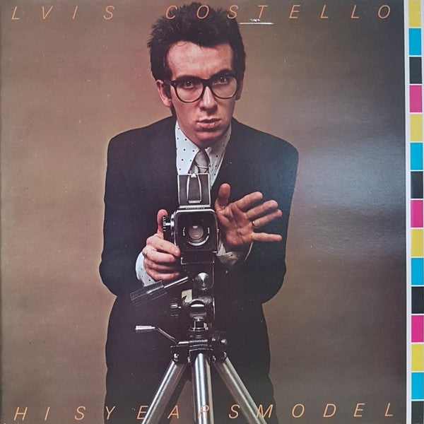 Image of Front Cover of LP - VG+/VG - ELVIS COSTELLO, This Year's Model (Radar Records; RAD 3, UK 1978, Copyright info on one line. EG on both sides. Porky on Side B.), "Special" twice in Side 1 runouts, not on Side 2.,  - 2526036E