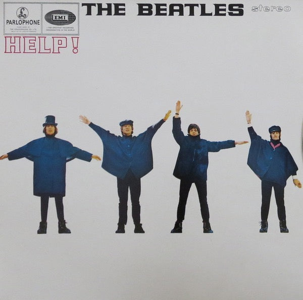 Image of Front Cover of LP - VG+/VG+ - THE BEATLES, Help! (Parlophone Silver/Black, 2 Boxed EMI Logos; PCS 3071, UK 1985 Reissue, All Rights Rim), ,  - 2516129C