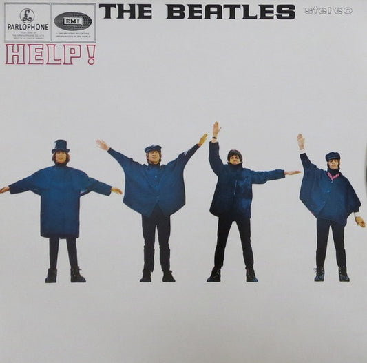 Image of Front Cover of LP - VG+/VG+ - THE BEATLES, Help! (Parlophone Silver/Black, 2 Boxed EMI Logos; PCS 3071, UK 1985 Reissue, All Rights Rim), ,  - 2516129C