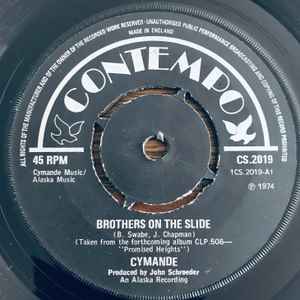 Image of Front Cover of 7" - /VG - CYMANDE, Brothers On The Slide / Pon Der Dungle (Contempo; CS.2019, UK 1974, 4 prong centre), ,  - 2526095E