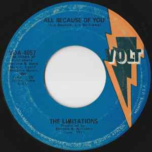 Image of Back Cover of 7" - /G+ - THE LIMITATIONS, Hold On To It / All Because Of You (Volt; VOA-4057, US 1971), Marks on disc. Plays well above grade.,  - 2526100E