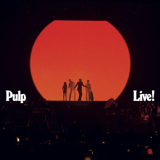 Image of Front Cover of CD - NEW/NEW - PULP, Live! (Rough Trade; RT0626CD, Europe 2026), , “Live!” Is out on Rough Trade Records on 28 August / “What Do You Do For an Encore?” to premiere worldwide on MUBI later this autumn. Film and album document band’s 2025 show at The O2 London as they returned with No.1 album “More”. - 9404921C