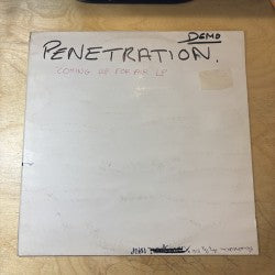 Image of Front Cover of LP - VG/VG+ - PENETRATION, Coming Up For Air (Virgin Blank White Label; V 2131, UK 1979, Test Pressing, Plain Hand Written Sleeve), Hand written TP Sleeve (See Photos), Clean glossy disc. ,  - 2516092C