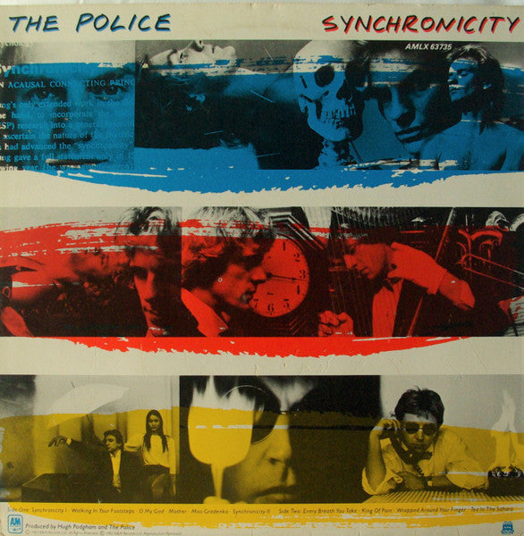 Image of Back Cover of LP - VG+/VG - THE POLICE, Synchronicity (A&M Records; AMLX 63735, UK 1983, Inner), ,  - 2526052E