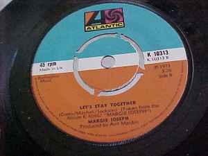 Image of Front Cover of 7" - VG/G+ - MARGIE JOSEPH, How Do You Spell Love / Let's Stay Together (Atlantic; K 10313, UK 1973, Company Sleeve, 4 prong centre), Marks on vinyl. Plays above grade. Ringwear on company sleeve. Centre in tact.,  - 2526162E