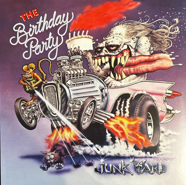 Image of Front Cover of LP - EX/EX - THE BIRTHDAY PARTY, Junkyard (Drastic Plastic Records ; DPRLP134, US 2022 Reissue, Inner, Purple & Blue Splatter Vinyl), Still In Stickered Shrinkwrap,  - 2526220E