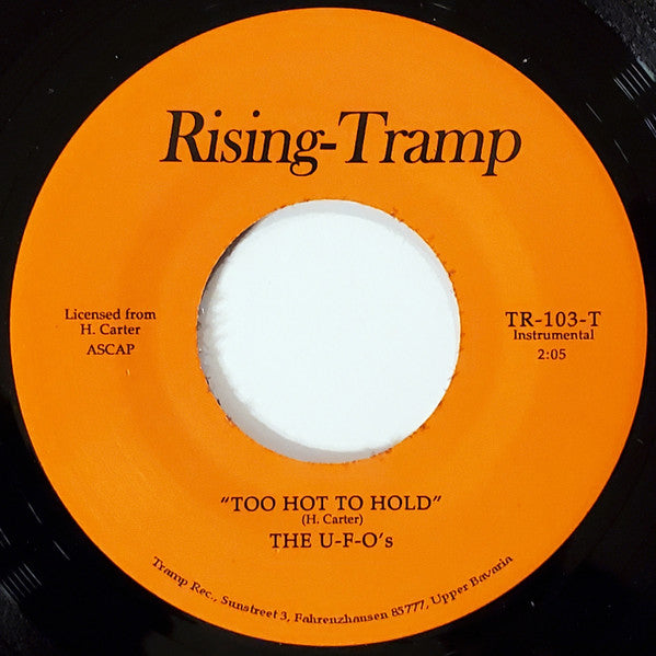Image of Back Cover of 7" - /EX - TEE 'N' CEE AND THE L.T.D.'S / THE UFO'S, Tighten Up With Soul / Too Hot To Hold (Tramp Records; TR-103, Germany 2004), ,  - 2526168E