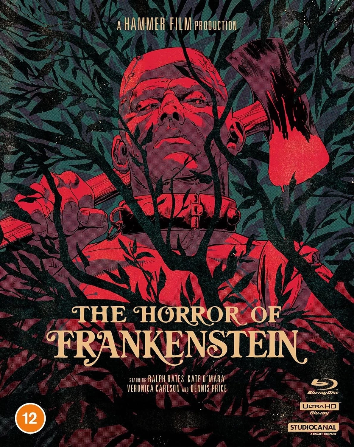 Image of Front Cover of 2xBlu-Ray - M/M - JIMMY SANGSTER, The Horror of Frankenstein Collectors Edition (Studio Canal; OPTUCE4660, UK , Box Set, Booklet, 2 Posters, 4K HD + Blu ray, All Regions), Sealed,  - 2436240E