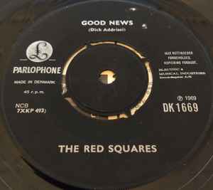 Image of Back Cover of 7" - VG/VG - THE RED SQUARES, Five Times I've Said Goodbye / Good News (Parlophone; DK 1669, Denmark 1969, Company sleeve), Light marks. Sticker on label.,  - 2556069S