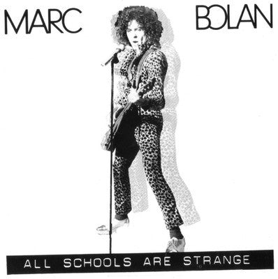 Image of Front Cover of LP - VG/VG - MARC BOLAN, All Schools Are Strange (Demon Records; 23282, Netherlands , Unofficial. Rare Compilation of live versions, outtakes, demos & tracks taken from the MARC SHOW TV Series in 1977), Sleeve is coffee stained. Vinyl has a few light hairlines.,  - 2526233E