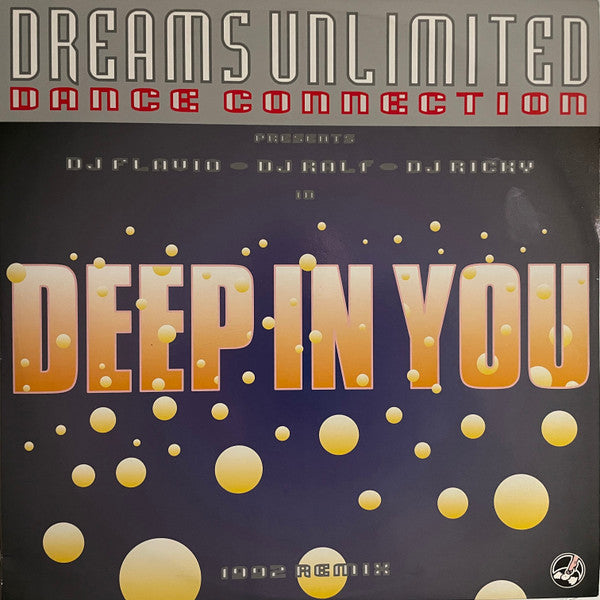 Image of Front Cover of 12" - VG/G+ - DREAMS UNLIMITED, Deep In You (1992 Remix) (Irma CasaDiPrimordine; ICP 039, Italy 1992, Picture Sleeve), ,  - 2546130S